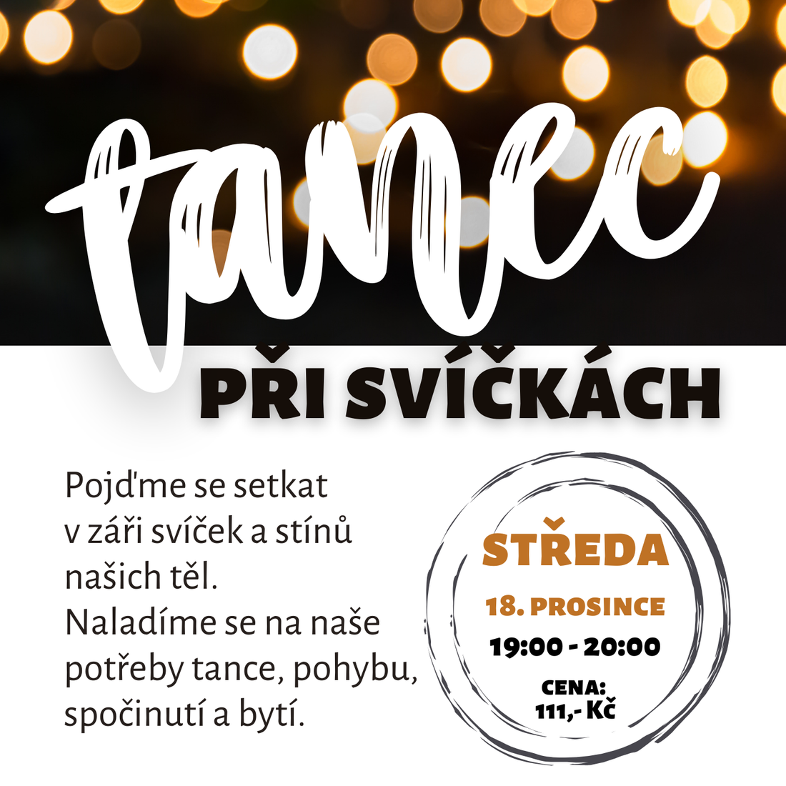 TANEC při svíčkách